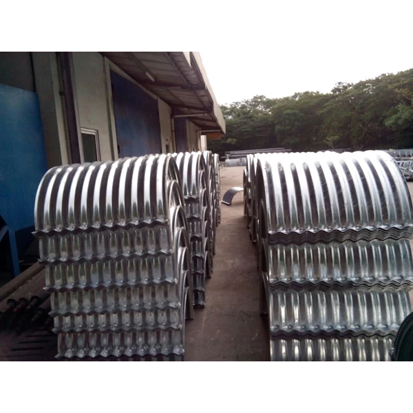 Pipa Gorong Gorong Baja Armco type Nestable Flange E-100 Diameter 450mm sampai dengan Diameter 2000mm